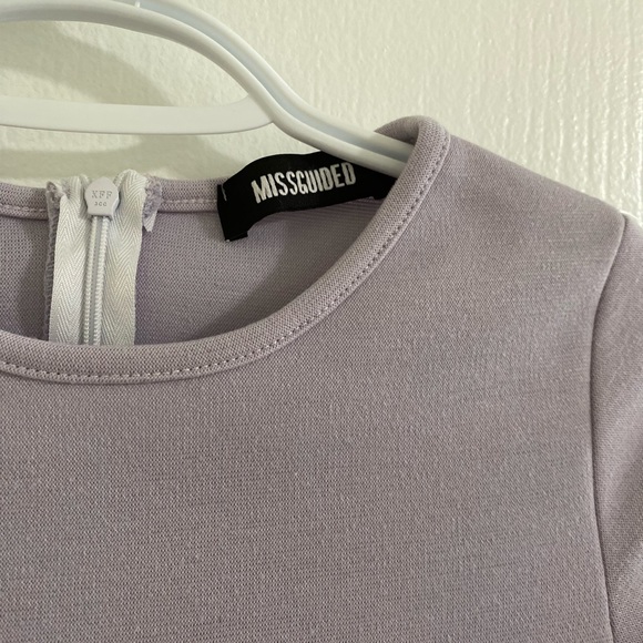 Missguided Lavender Bodycon Midi Dress - Picture 3 of 4